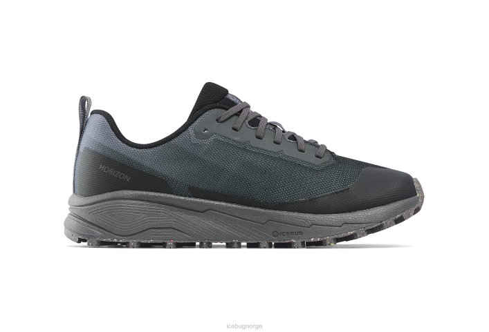 horisont rb9x sort/granitt fottøy 28ZN10 Icebug kvinner