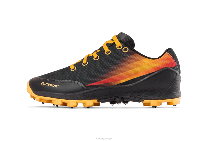 iver5 olx svart/ildoransje fottøy 28ZN9 Icebug kvinner