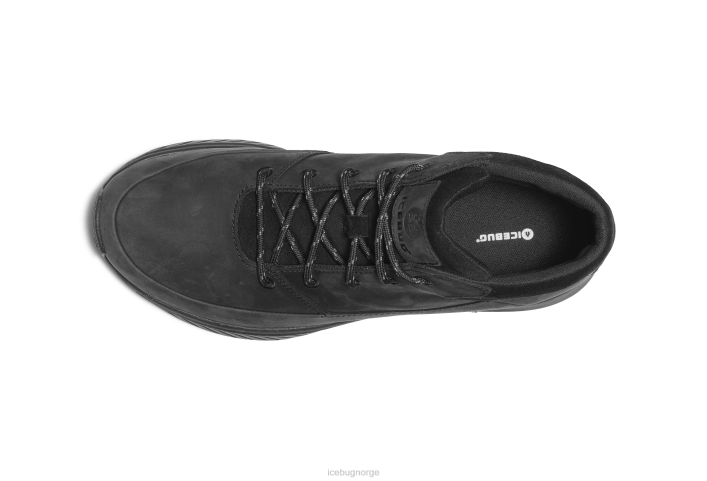 larvik biosåle ekte svart fottøy 28ZN116 Icebug menn