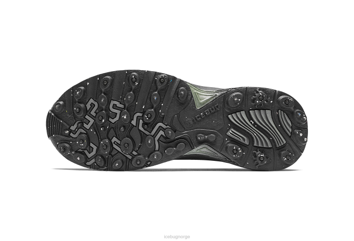 metro2 bugrip svart fottøy 28ZN79 Icebug menn